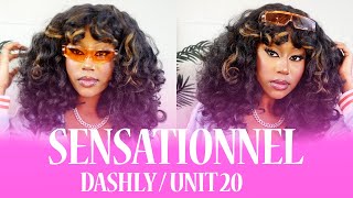 Sensationnel Dashly Full Wig  UNIT 20 EBONYLINECOM [upl. by Adrahs]