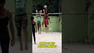 QUANDO COMEÇO A USAR AS PINGADAS 🏐 viralshorts esportes voleibol [upl. by Ahsinrad]