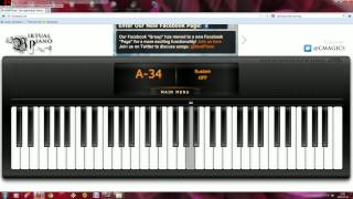 Marsz marsz Polonia  Virtual Piano [upl. by Droffilc]