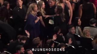 FANCAM BTS GREET THE FANS SCREAMING quotBTSquot IN BILLBOARD AWARDS 2017 ANOTHER ANGLE [upl. by Dj922]