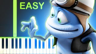 THE FLASH  Crazy Frog  EASY Piano Tutorial [upl. by Nayarb]