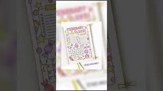 quotCALENDARquot journal ideas for you✨✨🎀  aesthetic journal  trending journal [upl. by Ritchie]