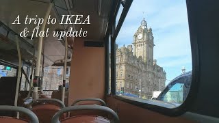 A Trip to IKEA and Flat Update  Edinburgh Vlog [upl. by Hilario220]