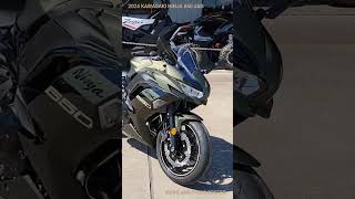 2024 KAWASAKI NINJA 650 ABS MATTE COVERT GREEN WALKAROUND motorcycle kawasaki ninja 650 2024 [upl. by Niotna]