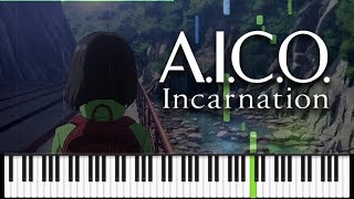 AICO Incarnation  Ending Theme  Piano Transcription [upl. by Solorac25]