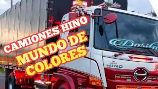 Camiones hino Colombia  por un mundo lleno con camiones de colores ♥️💙🤍💚💜💚🧡 [upl. by Nuawd]