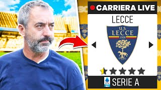 CARRIERA LIVE con IL NUOVO LECCE DI GIAMPAOLO su FC25 [upl. by Worrell]