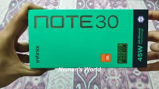 Infinix Note 30 Unboxing And Review in Pakistan  64Mp Camera 45W Charging [upl. by Lj674]