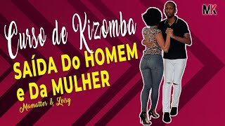 CURSO DE KIZOMBA  Saída do Homem com a saída da mulher [upl. by Ferd]