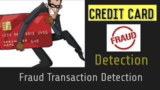 Credit Card Fraud Detection  Fraud Transaction detection Project  Machine Learning  Data Magic [upl. by Aihsenat]