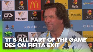 Players come and go all the time  Des Hasler reacts to David Fifita decision I Fox League [upl. by Zul979]