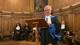 Uniba laurea Honoris Causa a Bernhard Zimmermann tra i massimi conoscitori della letteratura greca [upl. by Nedda]