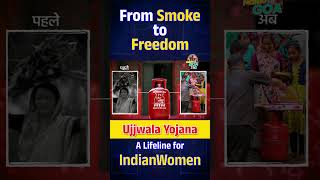 From Smoke to Freedom Ujjwala Yojana  A lifeline for Indian Women shorts narendramodi bjp [upl. by Treharne]