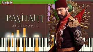 Payitaht Abdulhamid music on piano  Payitaht Abdulhamid Theme song on mobile piano [upl. by Gunn]