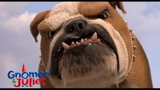 Gnomeo and Juliet 2011 Bulldog ScreenTime [upl. by Anicnarf]