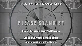 FALLOUT 4 PS5  quotBoston City Works stashquot Walkthrough [upl. by Marten]