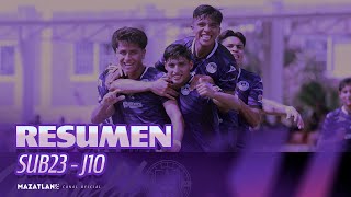 RESUMEN Mazatlán FC vs Club Tigres  Sub23  J10  A23 [upl. by Gnat]