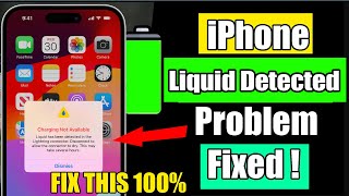 How to Fix iPhone Liquid Detected Problem  iPhone not Charging Liquid Detected Issue Solved  Fixed [upl. by Nostets]