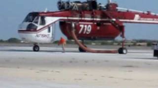 Sikorsky Sky Crane Engine Start and Takeoff [upl. by Charry]