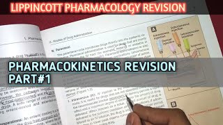 pharmacokinetics revision part1  Lippincott pharmacology revision videos [upl. by Nayrb453]