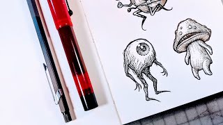 Chill Out amp Draw 👀 Eyeball Goblin [upl. by Ynohtn]