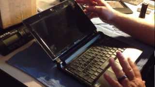 Gateway LT20 Keyboard removal  a touchpad replacement step [upl. by Beitch820]