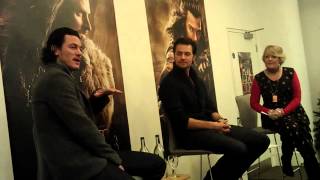 Richard Armitage and Luke Evans at Waterstones Piccadilly Part 1  06122013 [upl. by Emelia]