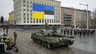 Estonia Independence Day overshadowed by Russian invasion of Ukraine [upl. by Nythsa]