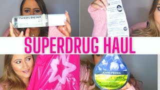 SUPERDRUG HAUL JANUARY 2021  NEW IN PRODUCTS DEMO  FAKE TAN SKINCARE MAKEUP amp HAIR ✨ [upl. by Levi]