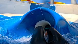 Cyclone Water Slide at Marina Aquapark Istanbul [upl. by Stefan]