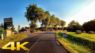 4K Driving South Through France  NouvelleAquitaine Region  SaintMartindeHinx  Bayonne  119 [upl. by Jacobo565]