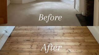 RESTORING ORIGINAL WOODEN FLOORS PT 2  FARROW amp BALL COLOUR CONSULTATION  VICTORIAN HOUSE RENO [upl. by Dibbell]