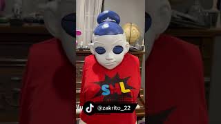 Yes that is an avatar mask 🙄sml fnaf cosplay ballora sisterlocation circusbaby shorts [upl. by Worra]