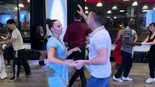 Adriano amp Samantha Salsa Class at the Baila Con Gusto Night on September 19 2024 [upl. by Ahsim]