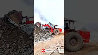 BOBCAT LOADER in Action Moving TONS of ROCKS shorts bobcat [upl. by Ahsiemat54]