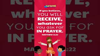 Sunday verse for kids 🌟✝️ bibleteaching ytshorts 3littlewords [upl. by Tabitha199]