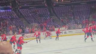 Washington capitals pre game skate vs colorado avalanche [upl. by Teews]