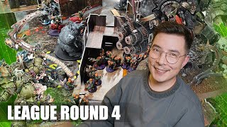 Taking on the Waaagh Death Guard VS Orks Battle Report  Warhammer 40k [upl. by Amabil]