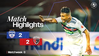 Match Highlights  Bengaluru FC 22 NorthEast United FC  MW 8  ISL 202425 [upl. by Yedarb352]