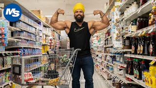 Grocery Shopping With Indias First Classic IFBB Pro  Biki Singh [upl. by Kirsteni]