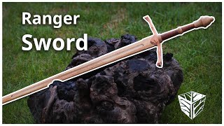 Making a Wooden Ranger Sword [upl. by Shaffer]