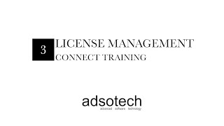 Winshuttle CONNECT Training Part 3  License Management [upl. by Marchak226]