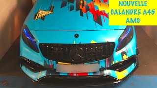 NOUVELLE CALANDRE PANAMERICANA POUR MON A45 AMG [upl. by Ahsinaw]