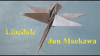 TUTORIEL Origami  Libellule de Jun Maekawa Dragonfly [upl. by Aras]