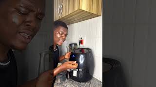 Today I made plantain chips with air fryer food nigerianfoodie plantainchips [upl. by Eenad]