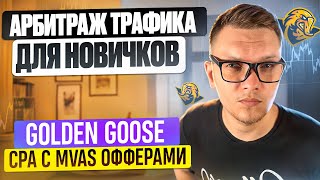 Партнерская Программа Golden Goose Обзор CPA С Mvas Офферами Арбитраж Трафика С Нуля Для Новичков [upl. by Green]