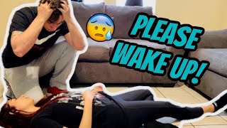 FAINTING PRANK ON BOYFRIEND CUTE REACTION [upl. by Niloc869]