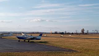 Cessna 182Q Skylane amp Mitsubishi MU2B Marquise at Princeton Airport 39N [upl. by Ailimaj711]