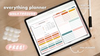 A Guide to the Everything Digital Planner  FREE Digital Planner 💗 [upl. by Azar]