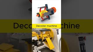 Decoiler Machine cad engineering machine solidworks mechanism 3dcad [upl. by Nohsreg]